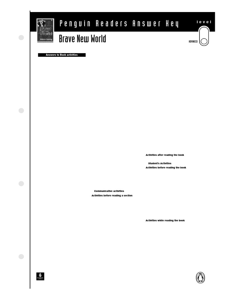 Brave New World Study Guide Answers | PDF