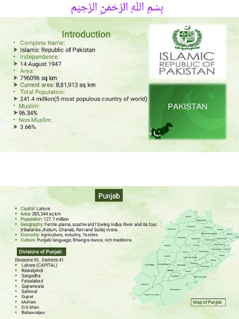 About Pakistan Short Notes by Sheikh Ikram | PDF