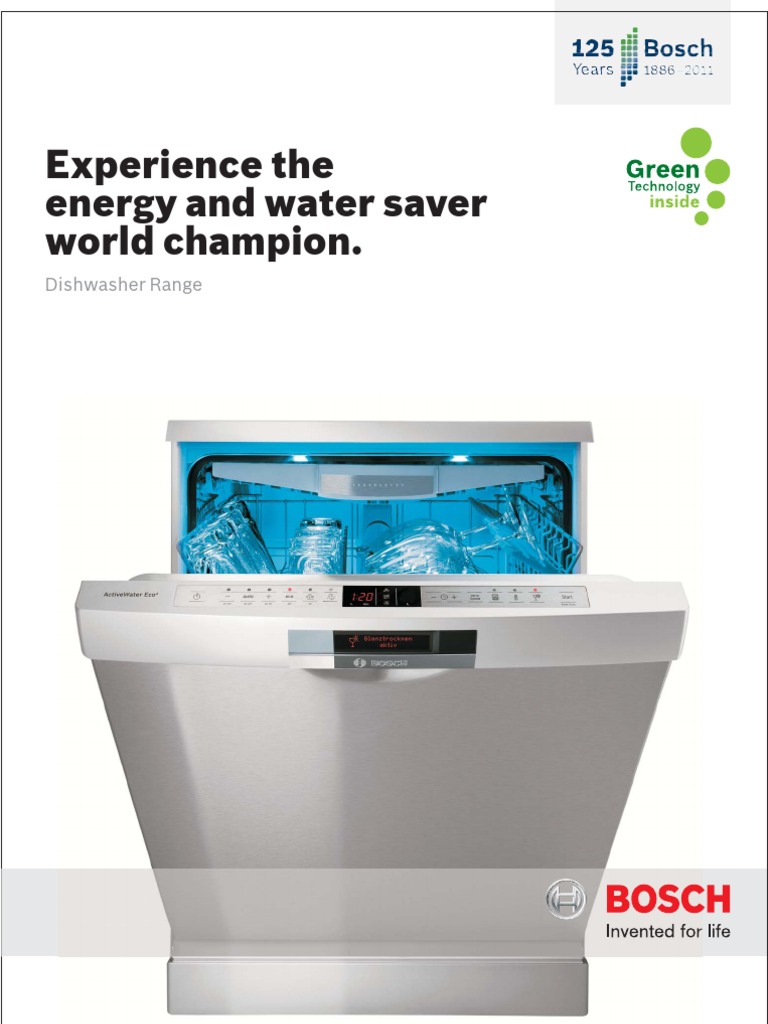 2016 RESIDENTIAL DISHWASHER SPECIFICATION PDF visual data 7