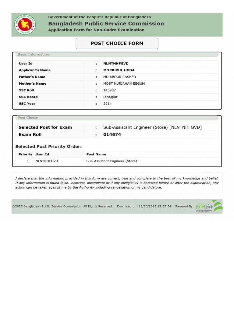 BPSC NLNTNHFGVD | PDF