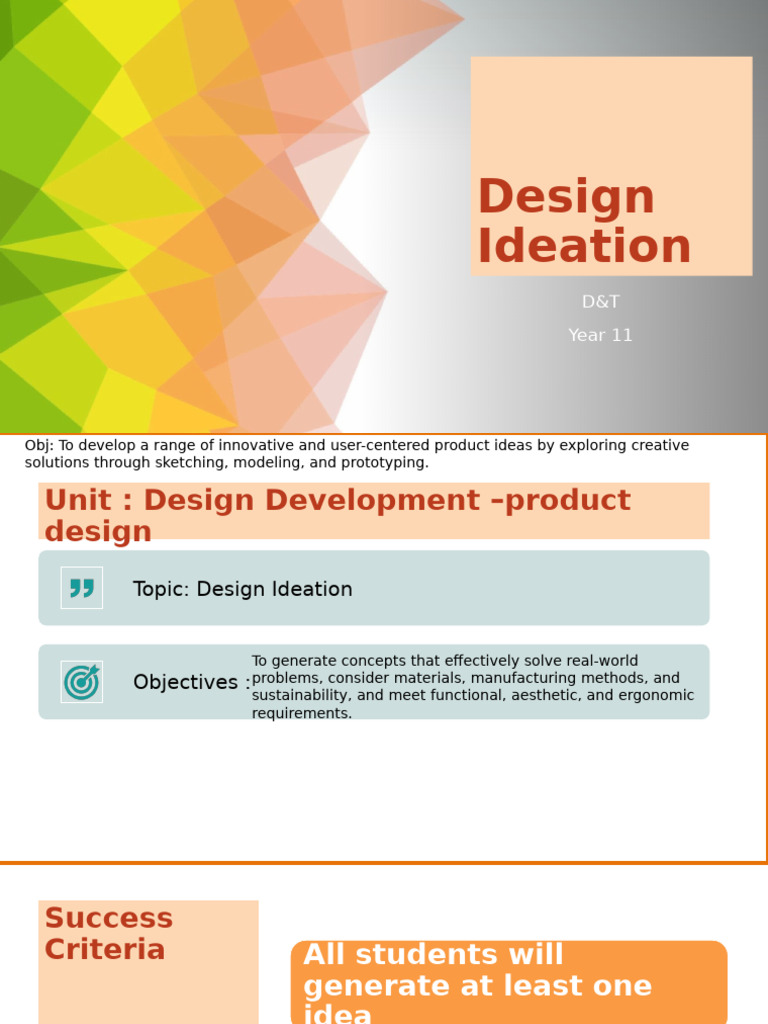 Innovative Product Design Ideation Guide | PDF | Design Thinking ...