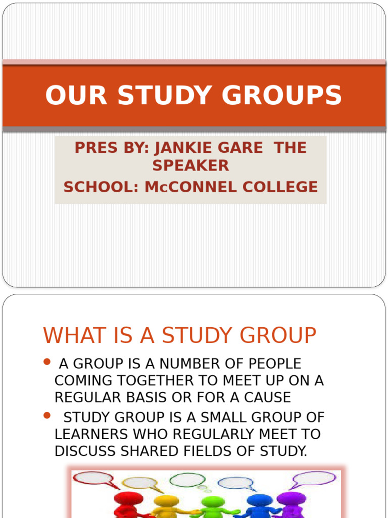 Our Study Groups | PDF