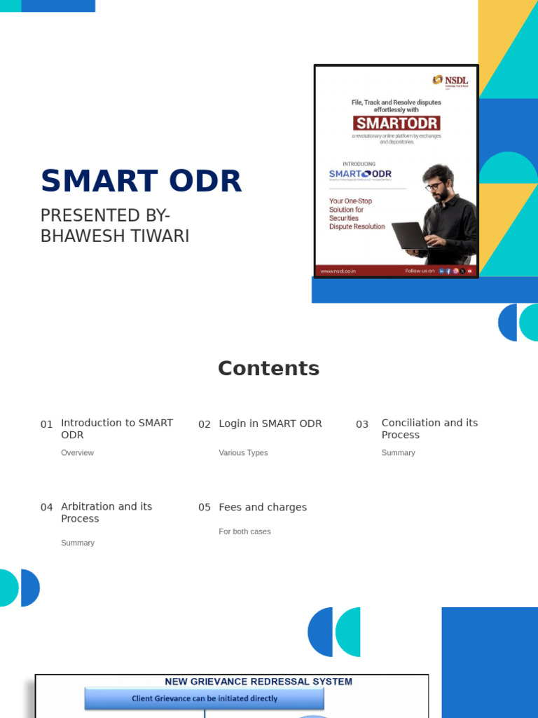 Overview of SMART ODR Process | PDF | Arbitration | Business