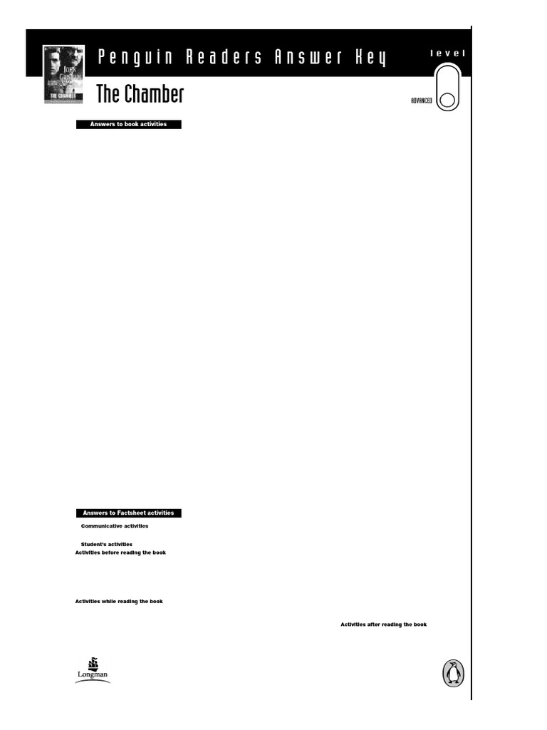 Advanced Answer Key for 