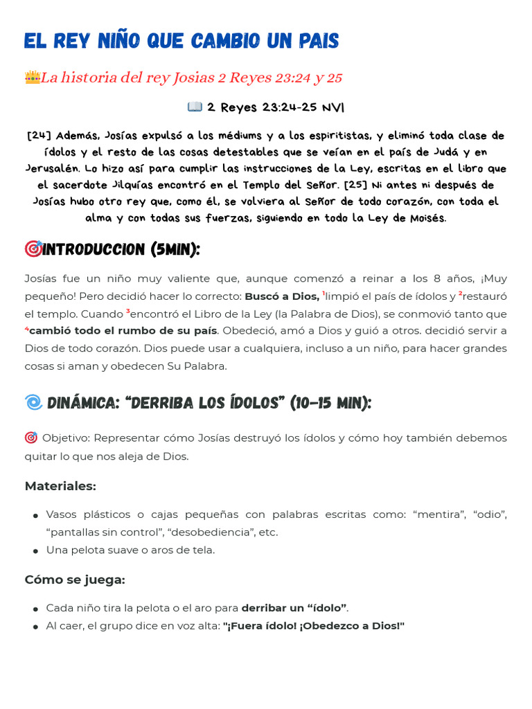 El Rey Niño Que Cambio Un Pais - 20250607 - 201424 - 0000 | PDF ...