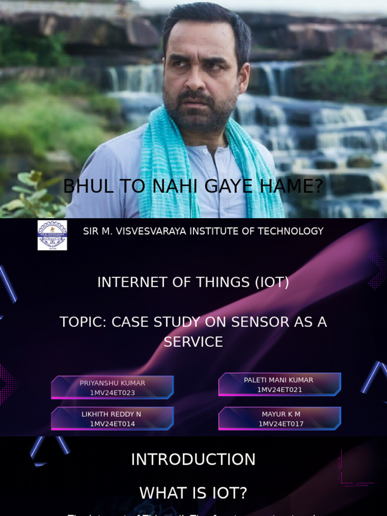 Internet of Things Topic Case Study o | PDF | Internet Of Things ...