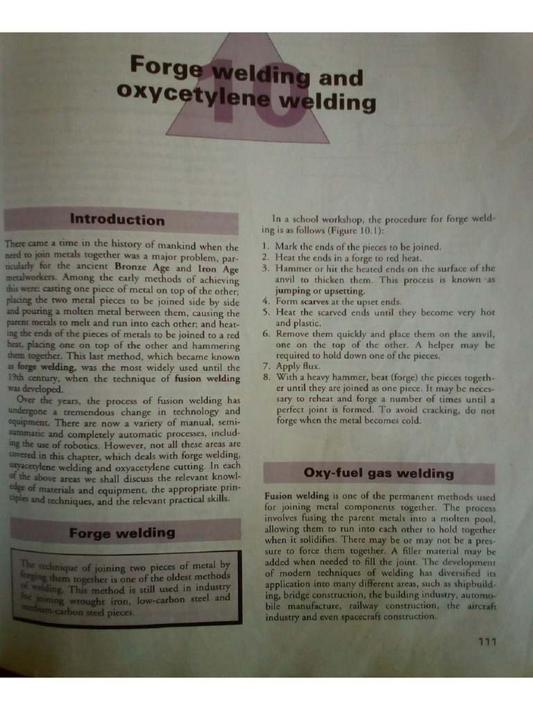 Gas Welding and Gas Cutting | PDF