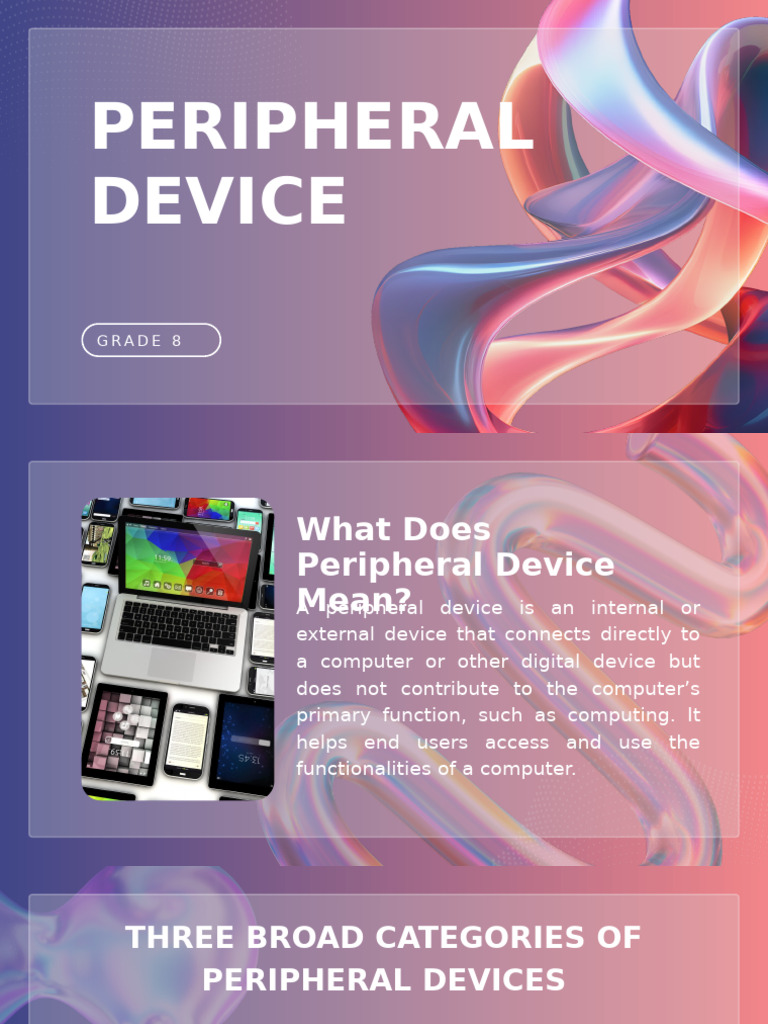Understanding Peripheral Devices | PDF