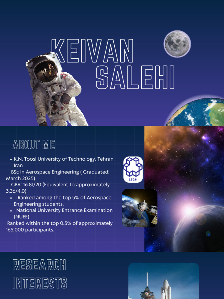 Keyvan Salehi: Aerospace Engineering Profile | PDF