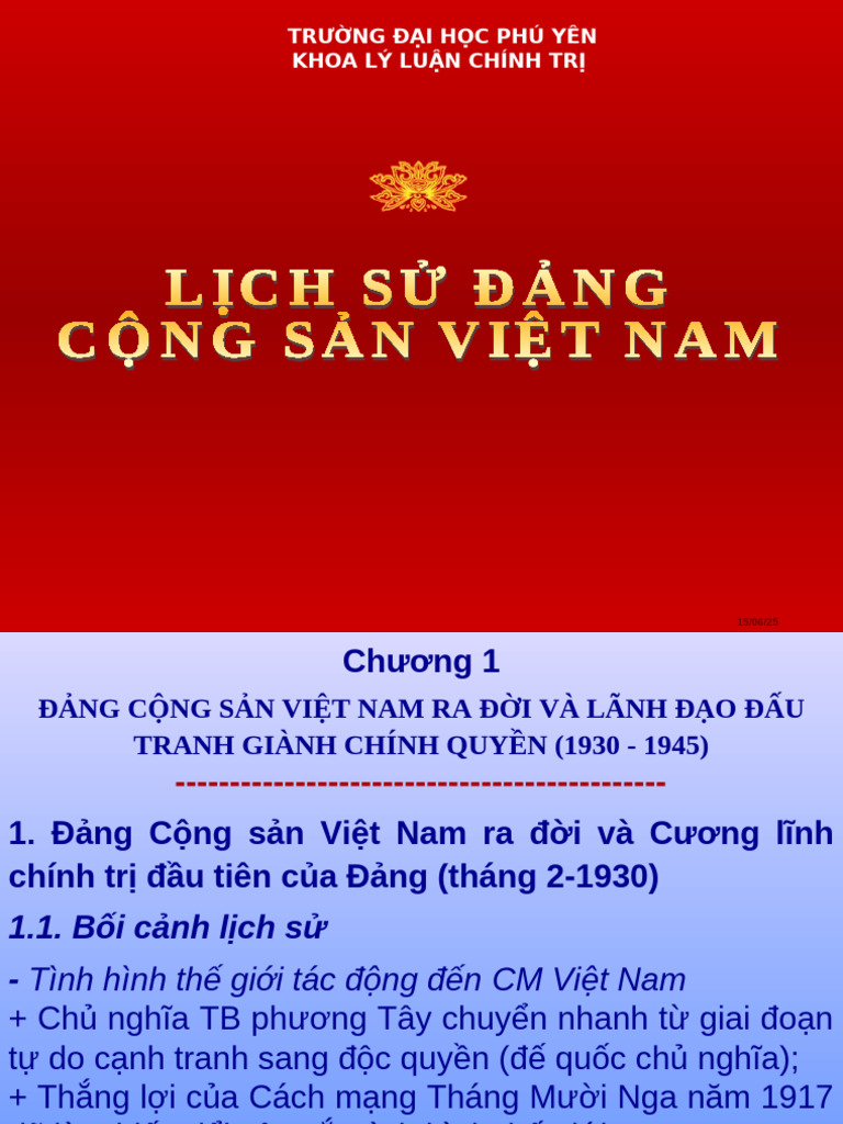 LSĐ - Chuong 1 | PDF