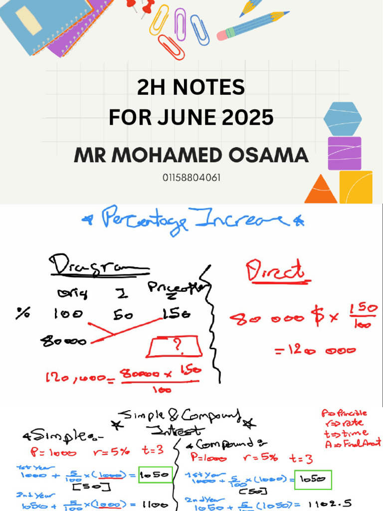 2h Notes Final | PDF