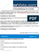 Finding The Circumference of A Circle
