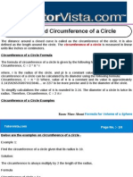 How To Find Circumference of A Circle