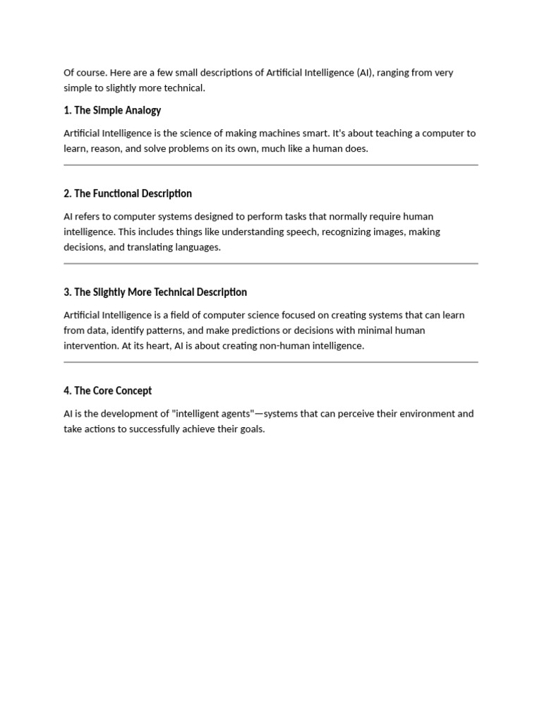 Understanding Artificial Intelligence Basics | PDF