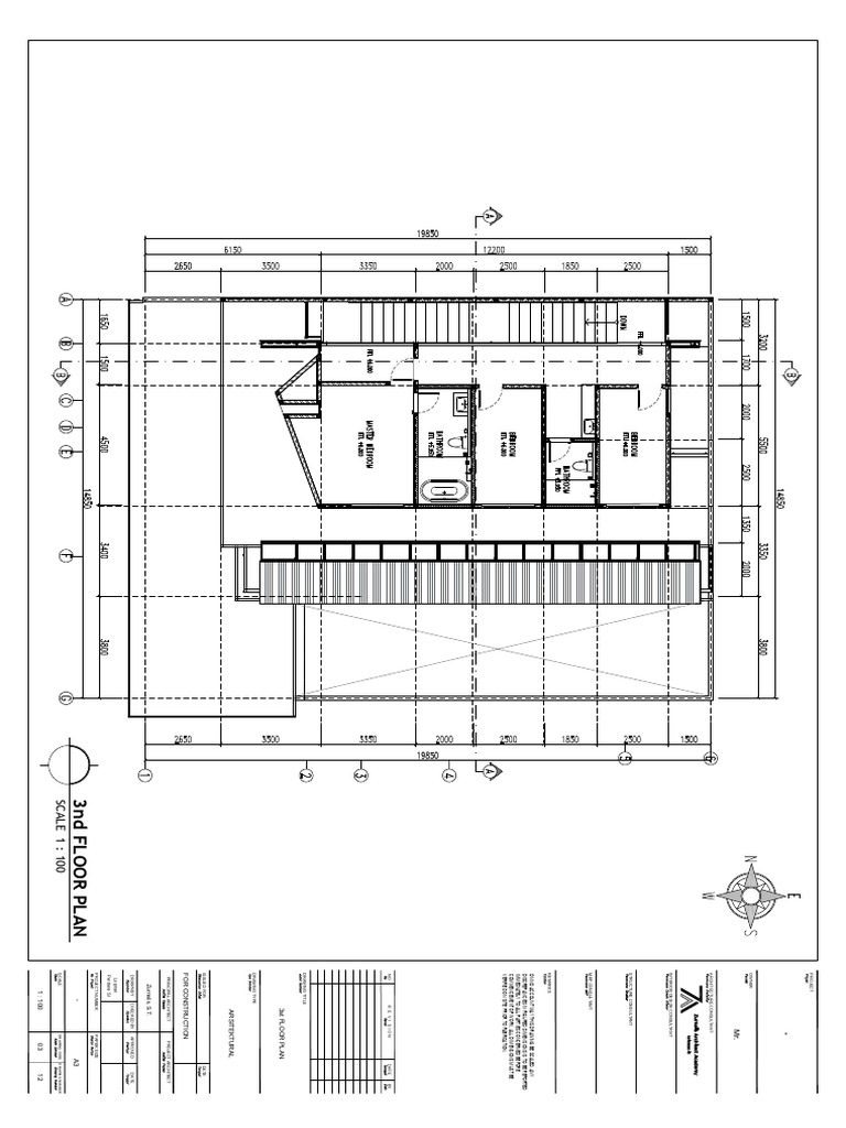 3rd Floor Plan Drawing Details | PDF