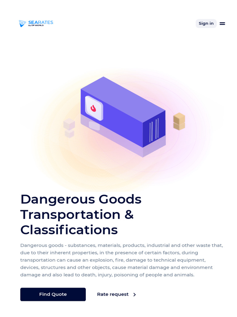 Dangerous Goods Transportation Guide | PDF | Dangerous Goods | Cargo