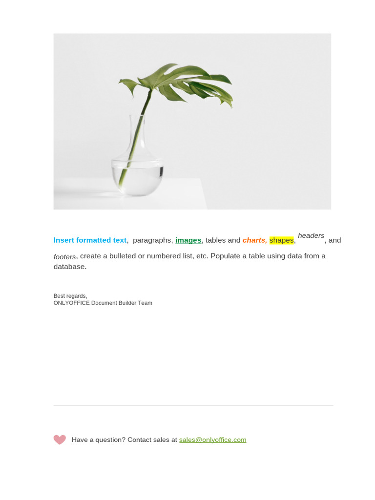 Limit Sample in Document Formatting | PDF