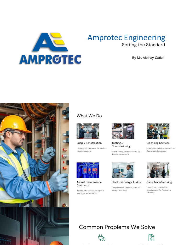 Amprotec Engineering Services Overview | PDF