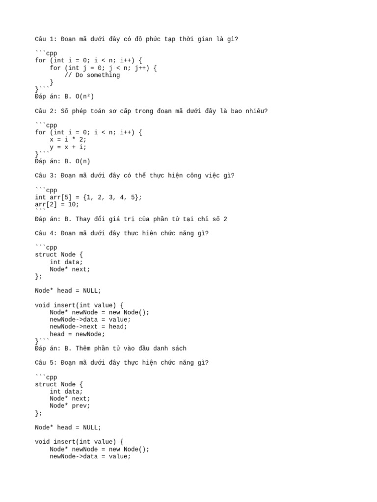 30 Trac Nghiem | PDF