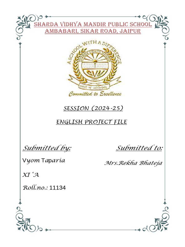 First Page of English File | PDF