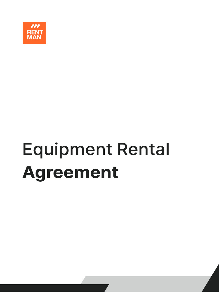 Httpsrentman - Iouploadsfilesequipment Rental Agreement Template ...