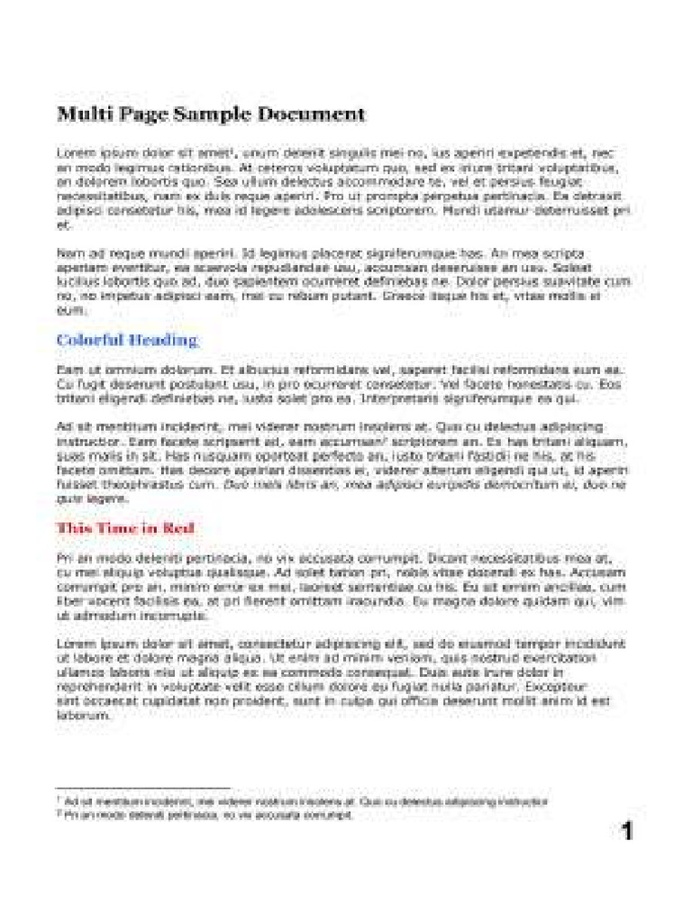 Multi Page PDF | PDF