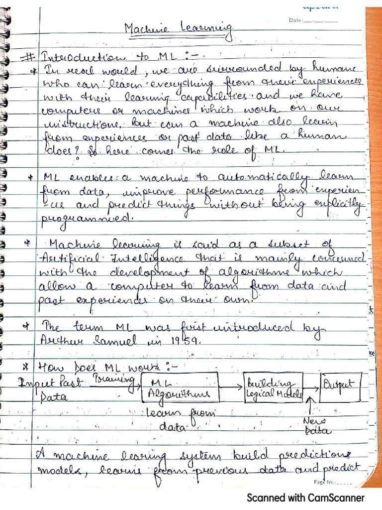 ML Unit 1 | PDF