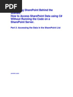 Download Accessing SharePoint Data Using C Without Running Code On the SharePoint Server Part 2 by Jennifer SN8762650 doc pdf