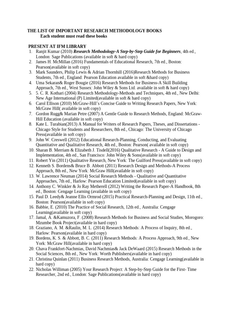 Essential Research Methodology Books | PDF | Science | Inquiry