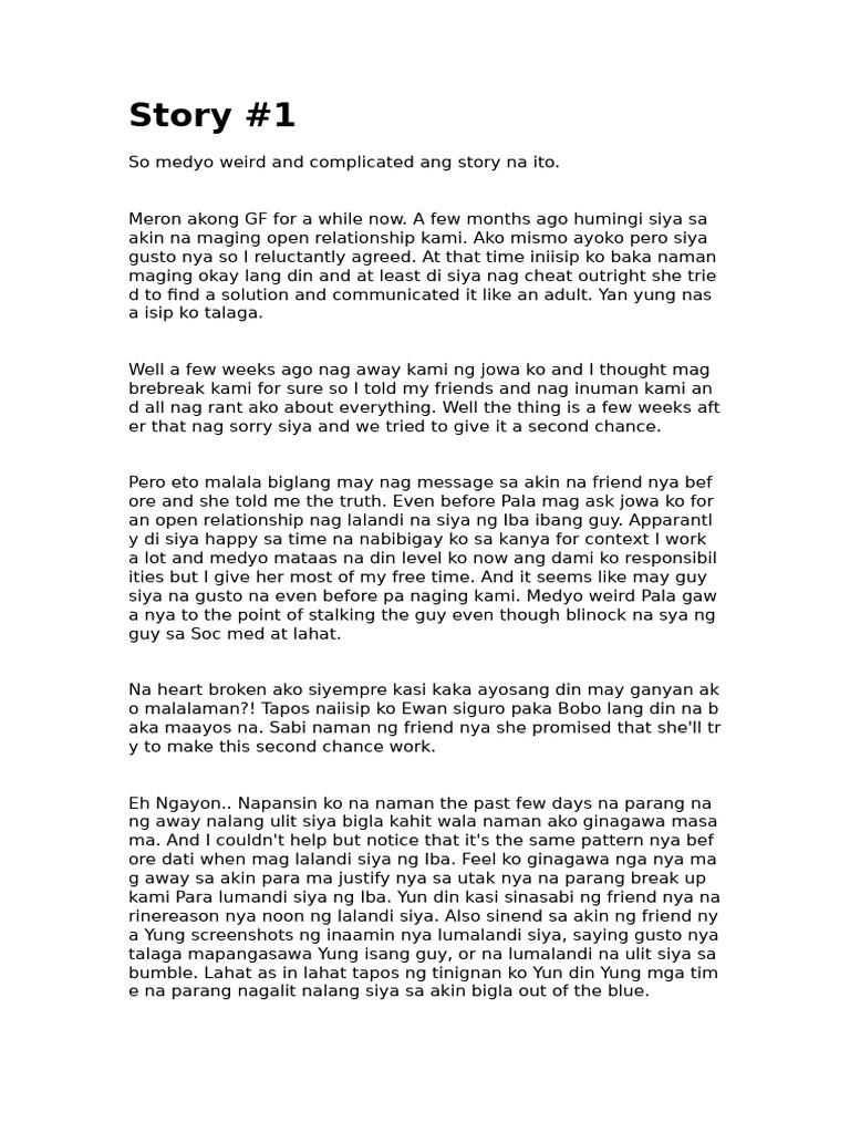 Story #1 | PDF