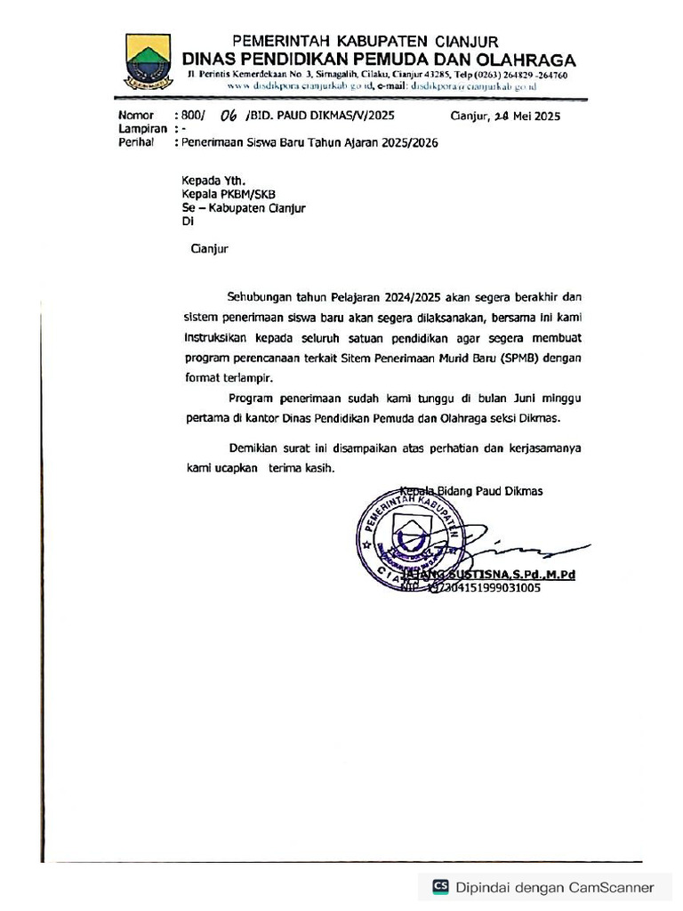 Surat Edaran SPBM | PDF