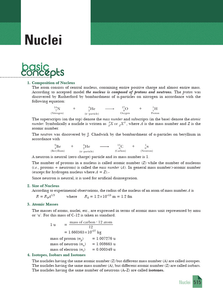 13 Nuclei-13 2 | PDF | Neutron | Atomic Nucleus