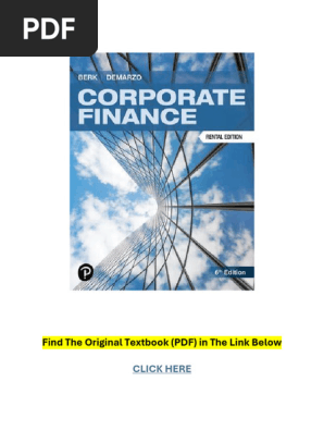 ビジネス・経済 Corporate Finance 6E, Berk, DeMarzo ビジネス・経済 Corporate Finance 6E, Berk, DeMarzo ビジネス