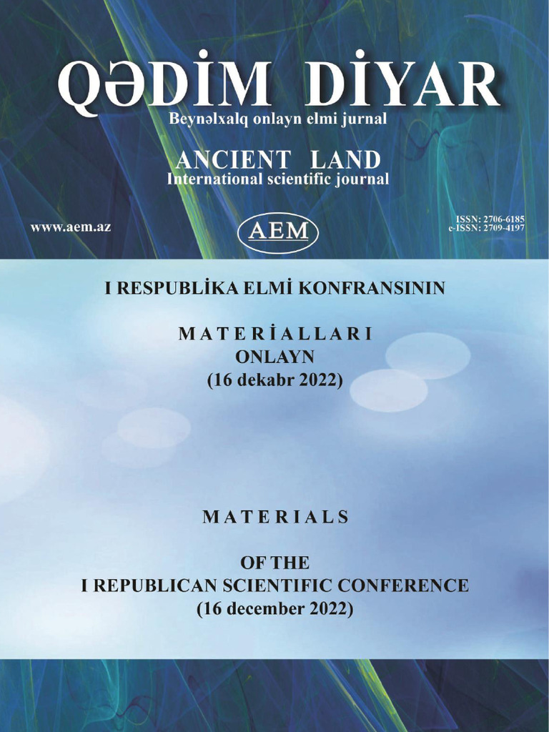 Republican Scientific Conference 1 (16 December 2022) | PDF