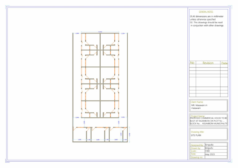 Site Plan 2 Plot 772 Block 35 | PDF