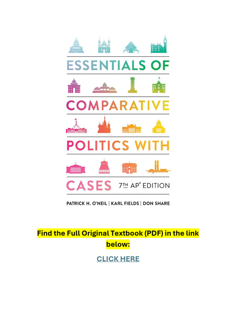 ビジネス・経済 Essentials of Comparative Politics 7 AP Essentials of Comparative Politics 7th Ed. | PDF | Methodology