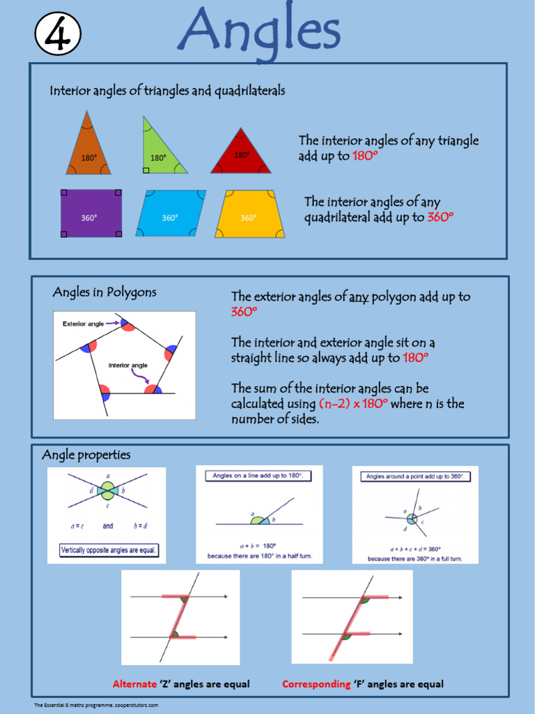 Angle Properties | PDF