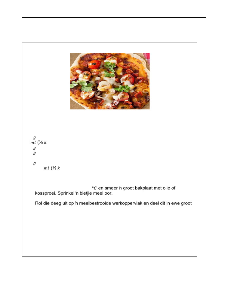 Pizza | PDF