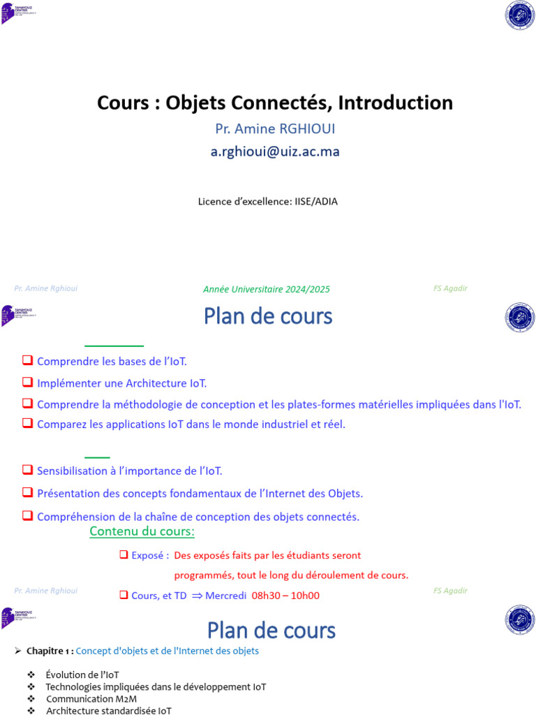 Introduction à l'Internet des Objets | PDF | Internet des objets ...
