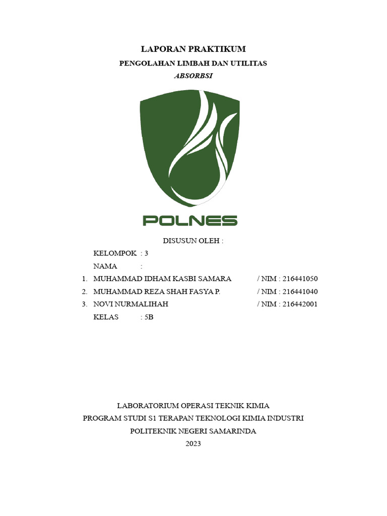 Praktikum Absorpsi Gas CO2 dalam Air | PDF