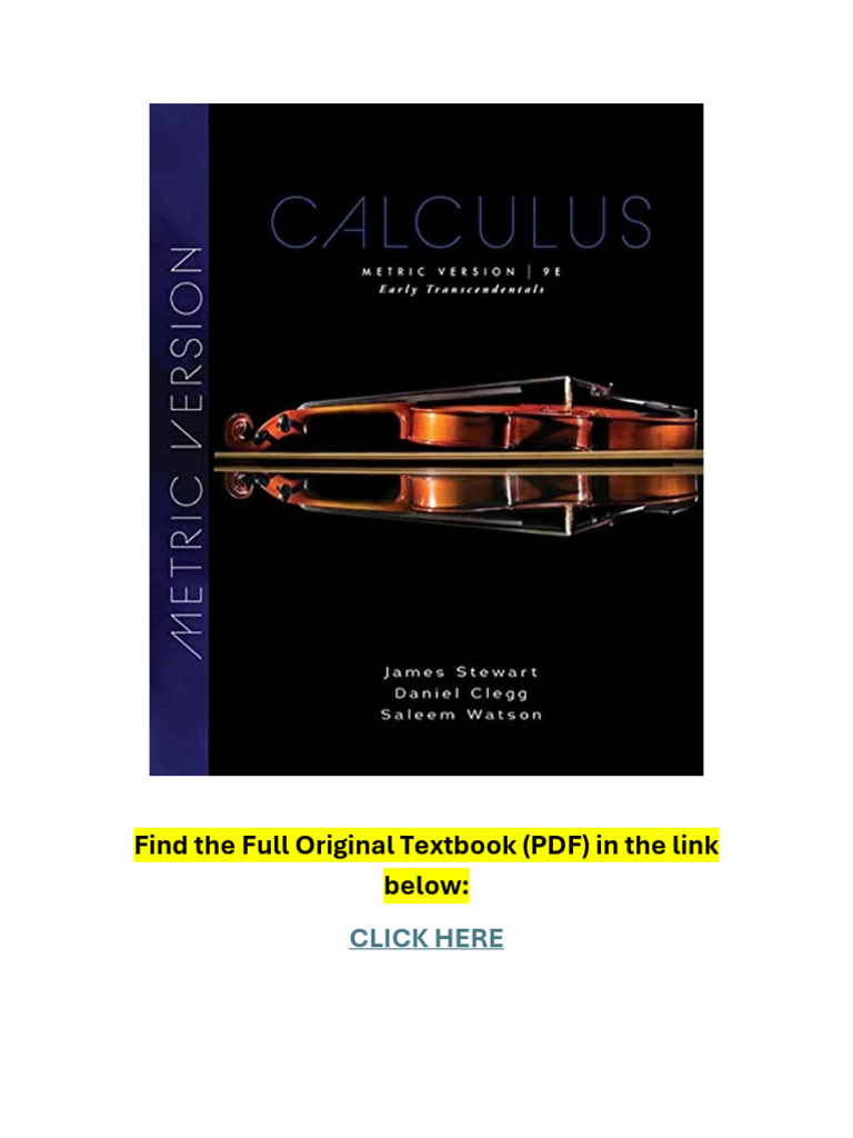 洋書 Calculus Metric Version 9th Edition Calculus, Metric Edition: Stewart, James, Watson, Saleem