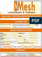 Registration Form - WESCD-MESH May 2012 Workshops