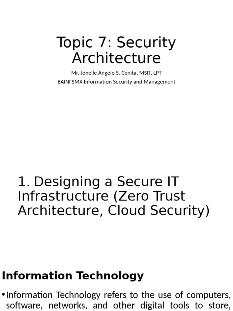 Secure IT Infrastructure Design Guide | PDF | Firewall (Computing ...
