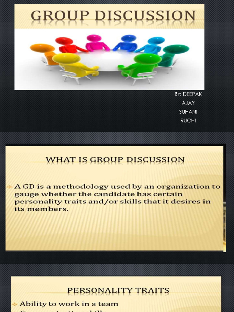 Group Discussion | PDF