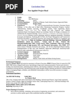 World Bank CV Format Template | PDF | Project Management
