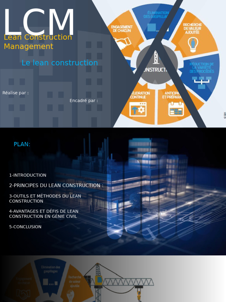 Lean Construction en Génie Civil | PDF | Lean (production) | Planification