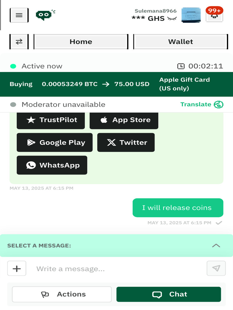 Sulemana8966 Is Buying Bitcoin For 75 USD (0.00054446 BTC) With Apple Gift  Card (US Only) - Trade YvcDLsChTp6 | PDF