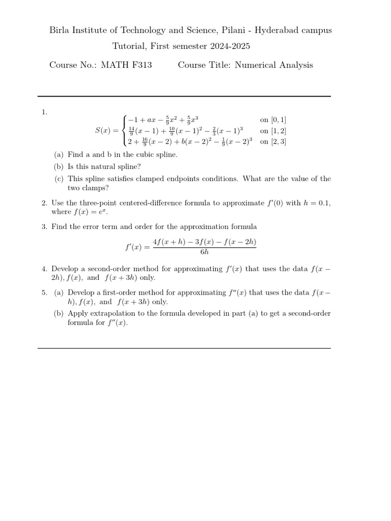 NA Tut Sheet | PDF