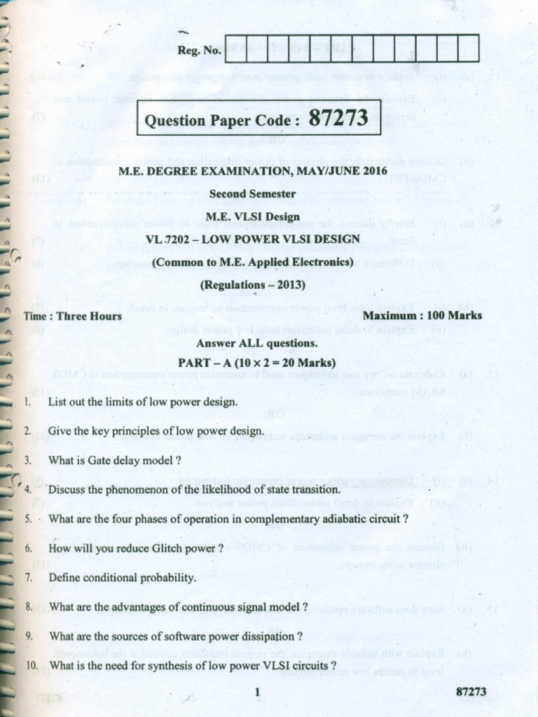 Low Power Design Principles in VLSI | PDF | Cmos | Electronic Design