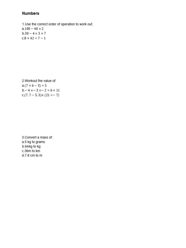 Numbers A New | PDF